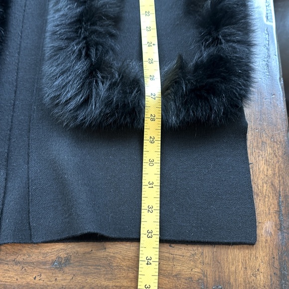 Kobi Halperin Black Knit Vest with fur detail
Solid black-no fading- EUC - Picture 3 of 9